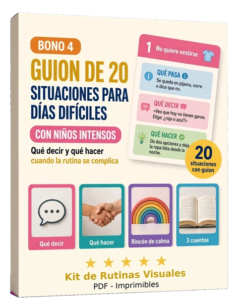 Bono #4: Guía visual para días difíciles, para acompañar esos momentos en los que todo parece costar más